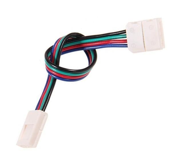 Ledstrip Connector cable Click to Click RGB - 10cm Ledstrip Connector cable Click to Click RGB - 10cm